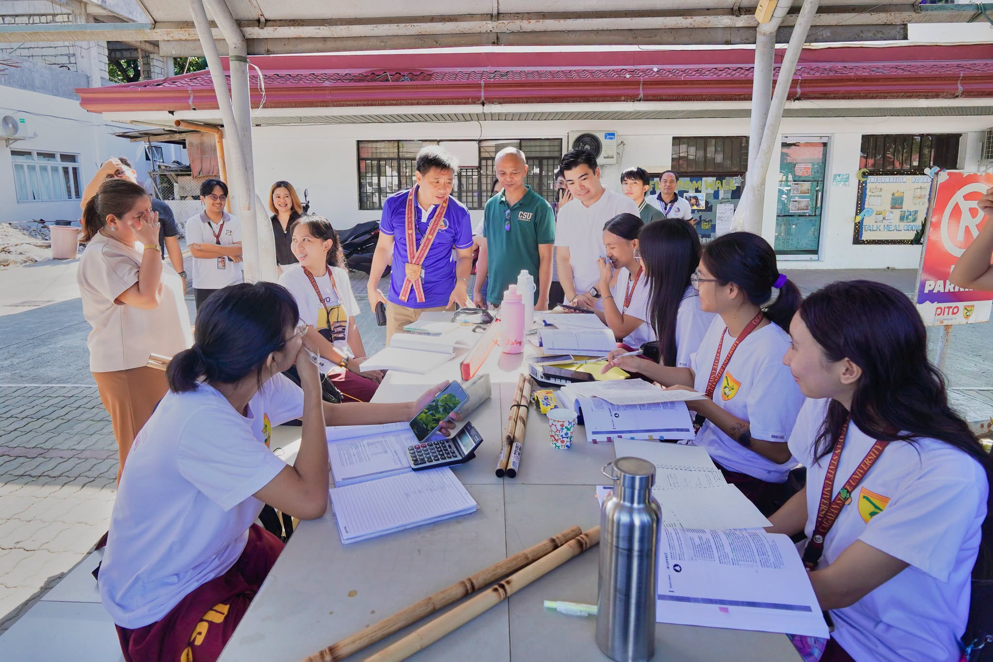 DICT SECRETARY AGUDA LEADS FREE PUBLIC INTERNET ACCESS PROGRAM VISIT TO CSU  photo 4
